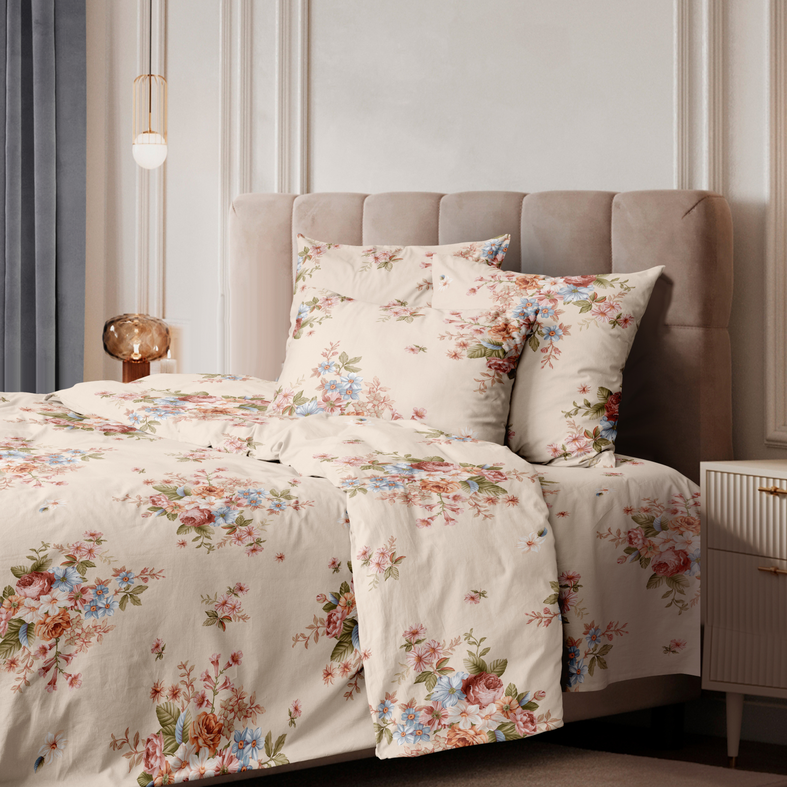 Перкаль 220 см наб рис.72248-1 Весенняя мечта - 3