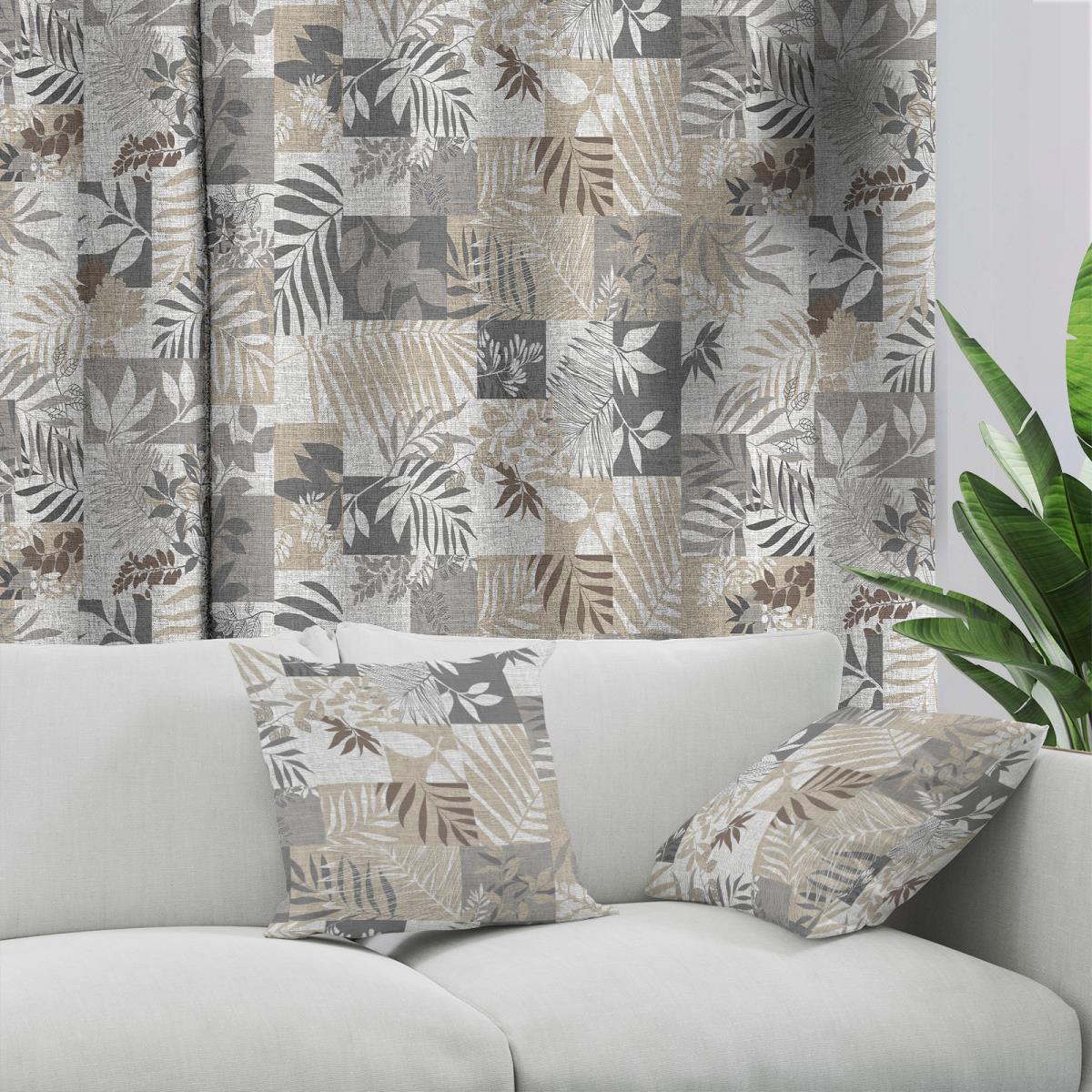 Рогожка 150 см наб рис.29378-1 Природная мозаика - 2