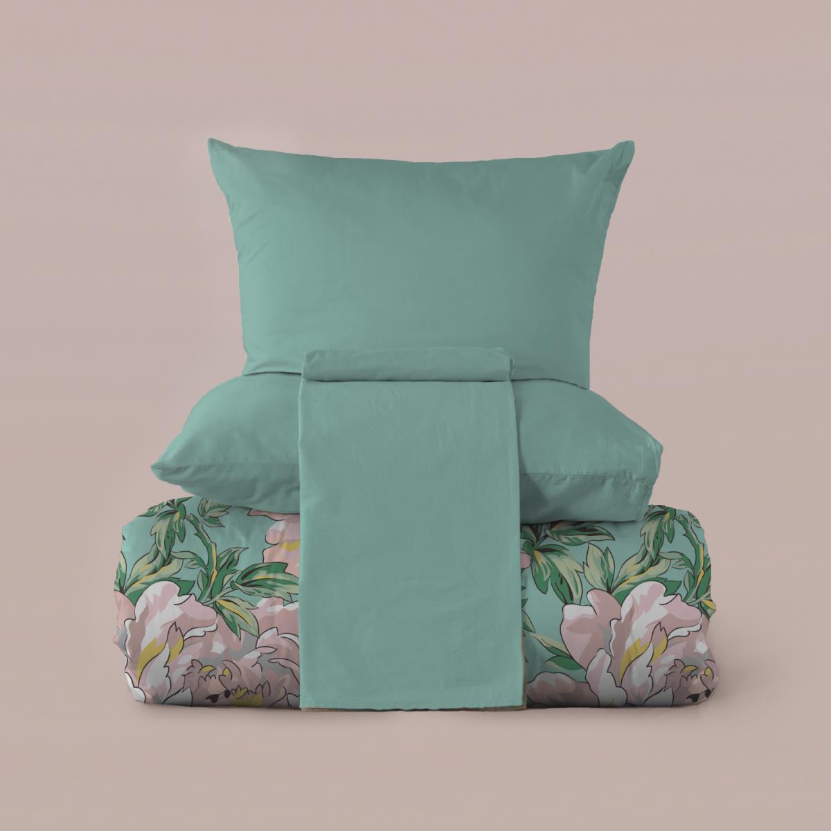 КПБ бязь Любимый дом рис.60148-2/24900-46 Пионы н/у - 1