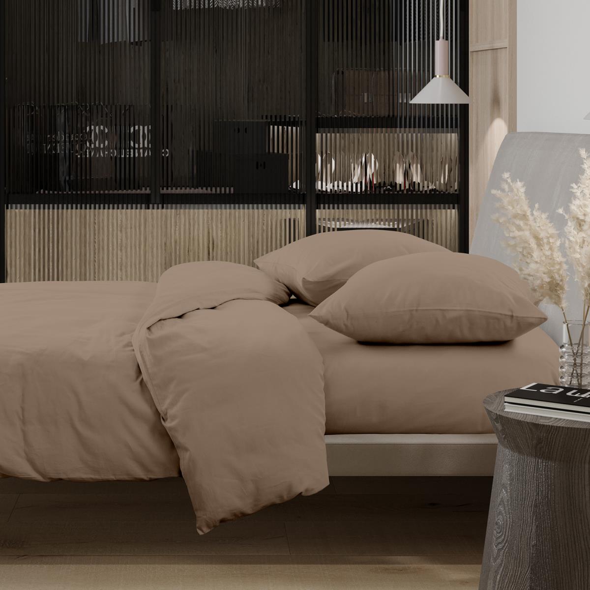 КПБ перкаль Актив WENGE рис.86011-11 Latte - 0