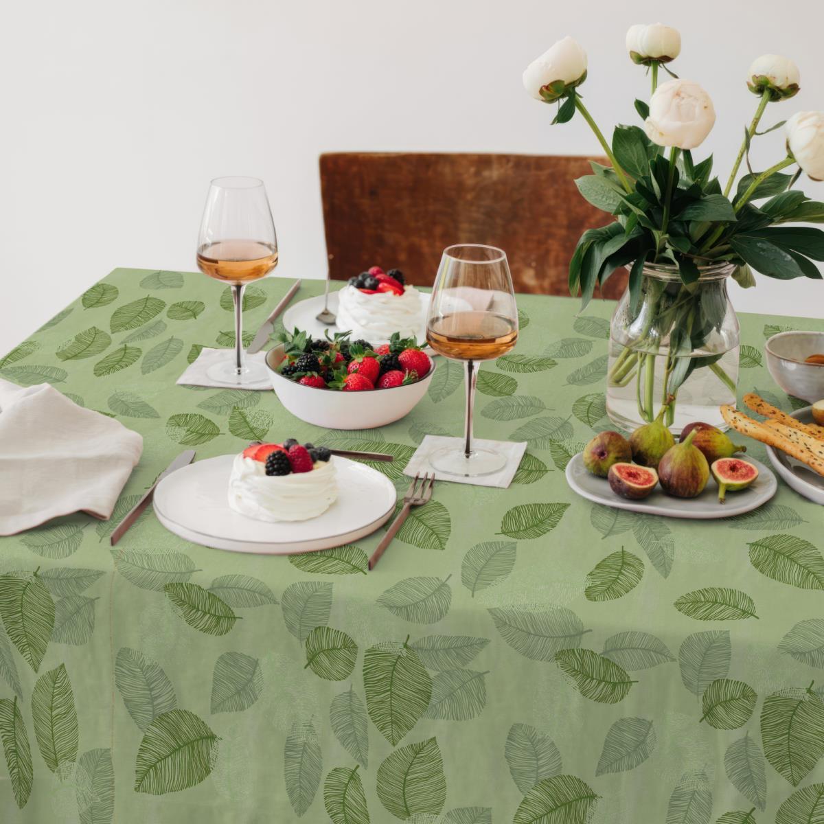 Скатерть рогожка Все ДOMA/Vse DOMA рис.29172-5 Фольяж - 0