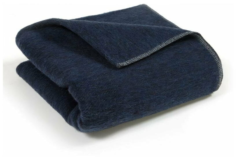 Одеяла С-103-ИЛШ (Однотон синий), 70% шерсти / 30% пэ - 0