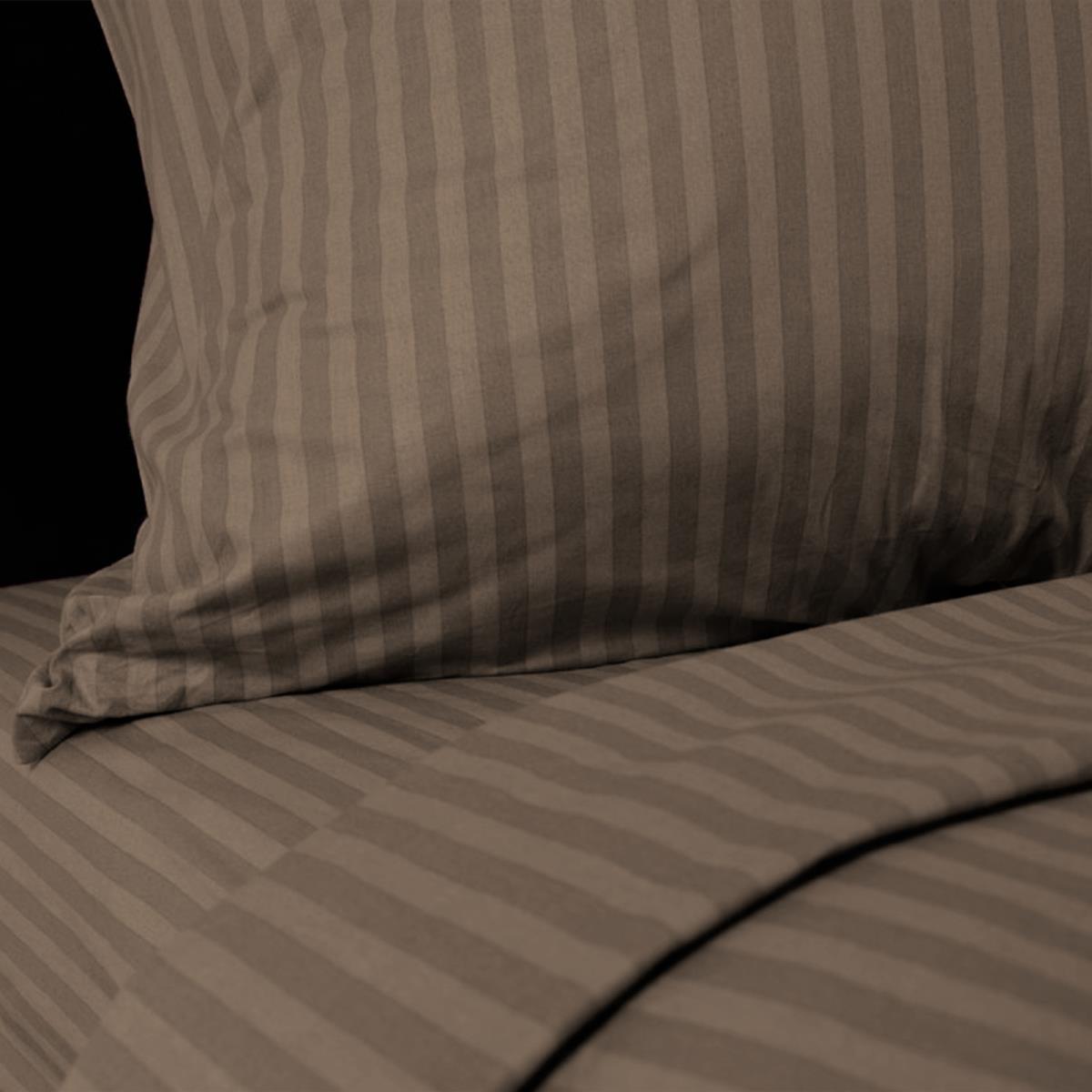 КПБ перкаль Fine Line рис.6793-48 Мелодия сна (латте) new - 1