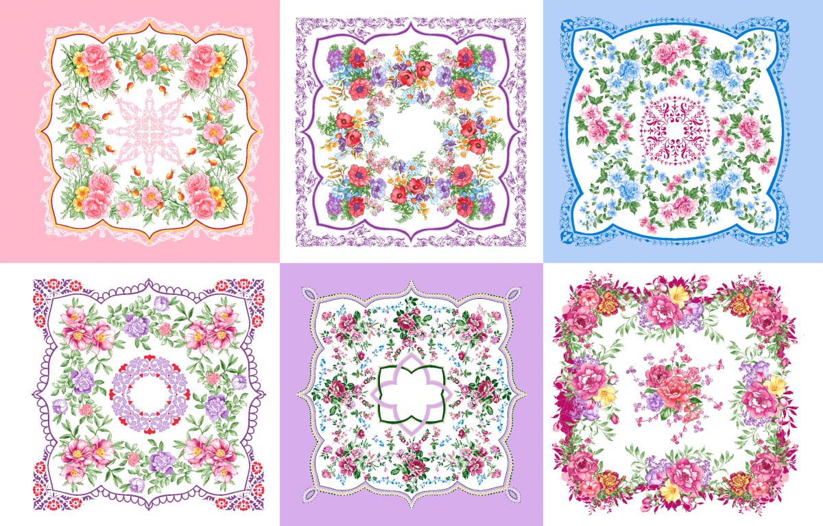 Ситец 95 см наб рис.21218-2 Цветочная поляна - 1