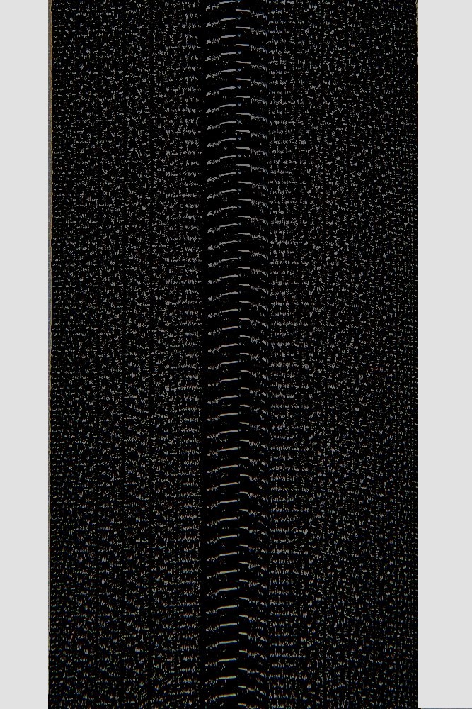 Молния витая разъемная Т5, Т6  45 см ц322 черная - 0