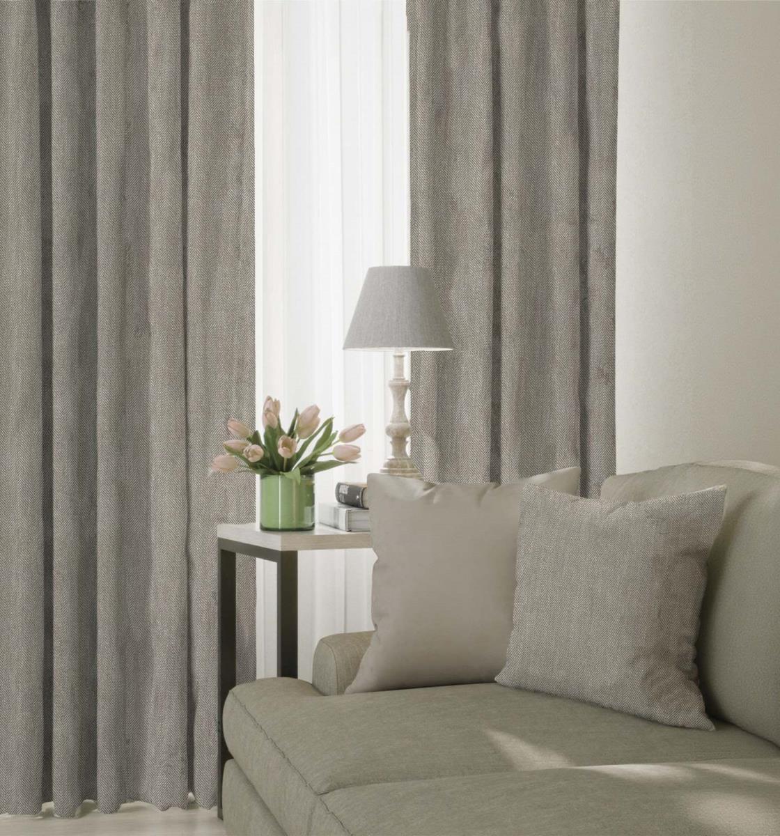 Рогожка 150 см наб рис.29425-1 Биарриц - 2