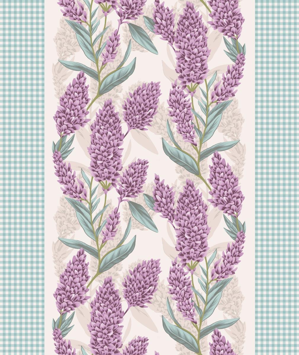 Полотно вафельное 50 см наб рис.29321-4 Мускари - 0