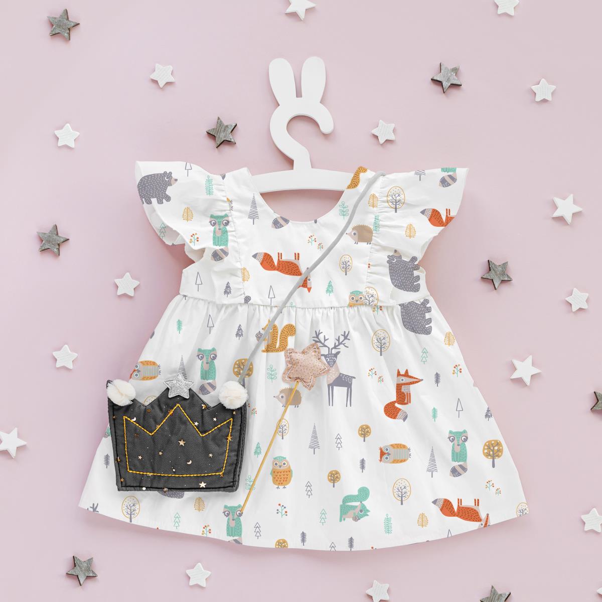 Фланель 90 см наб б/з рис.29147-1 Зверята - 1