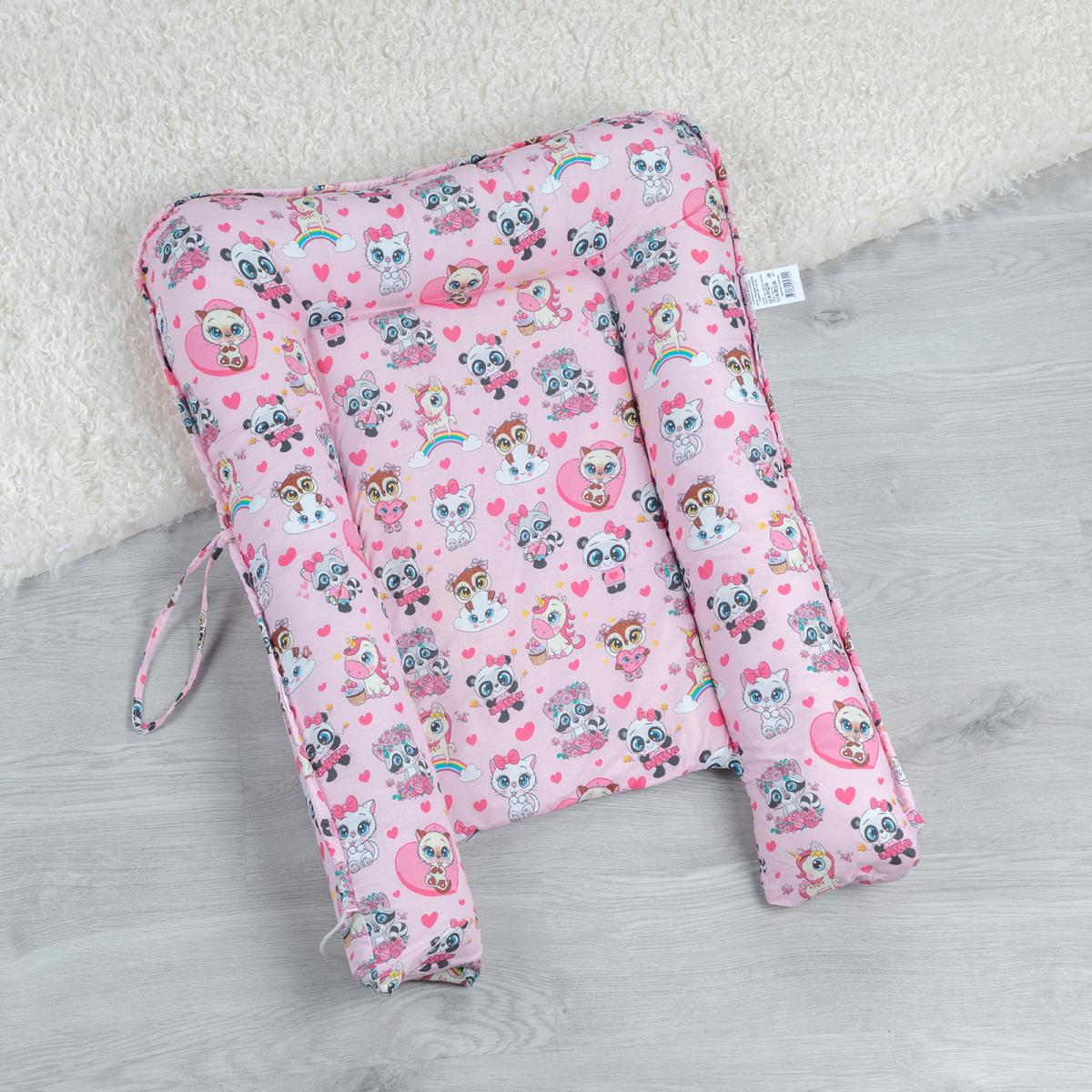 Матрасик-кокон Juno рис.13175-1 Малыши девочки - 1