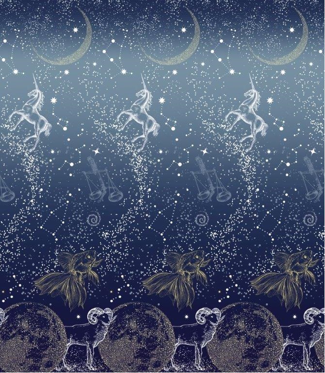 Перкаль 220 см наб рис.6460-1 Млечный путь - 1