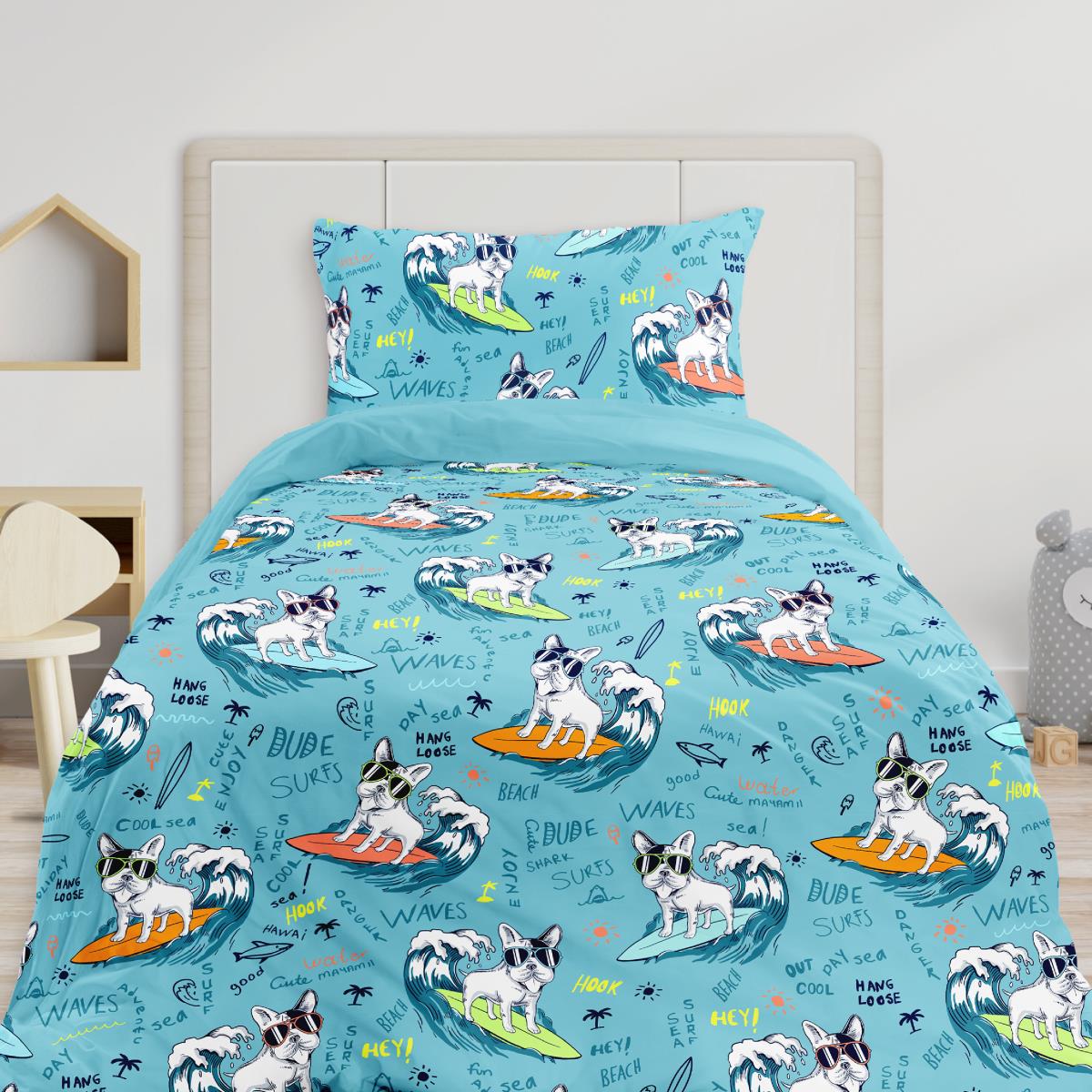 КПБ поплин Milo by Fine Line рис.64052-1/0222-65 Бонзай - 0