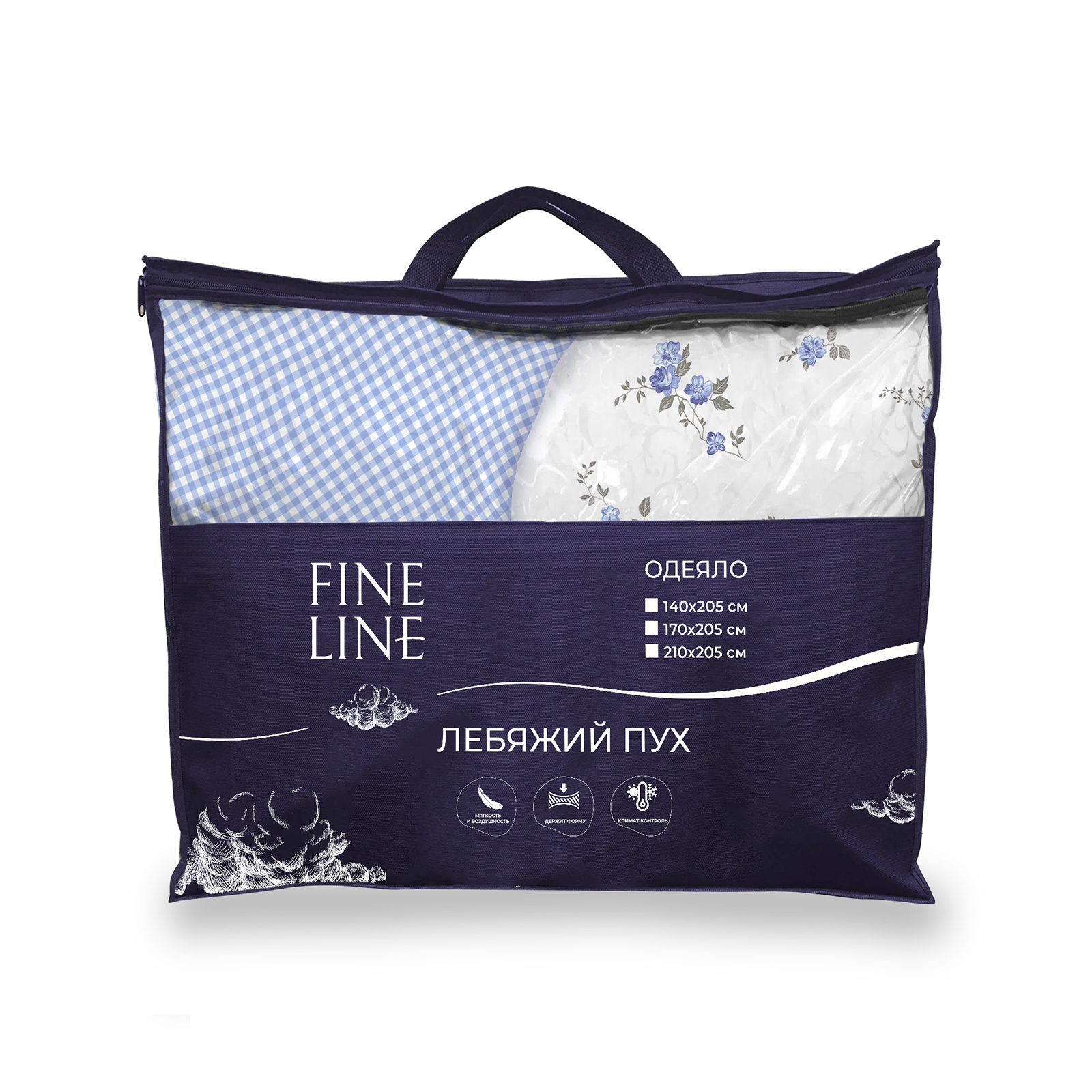 Одеяло Fine Line с кантом - 0