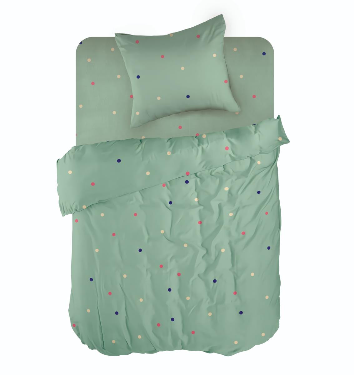 КПБ перкаль WENGE Baby рис.60072-1 Polka dots - 0