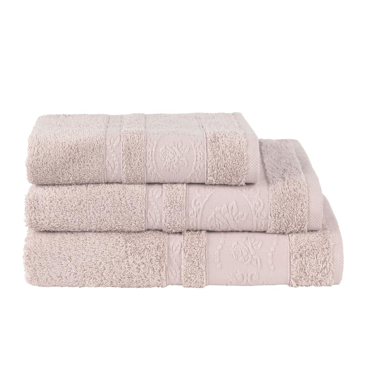 Полотенце махровое Persona by Gala бордюр Этель пудра - 0