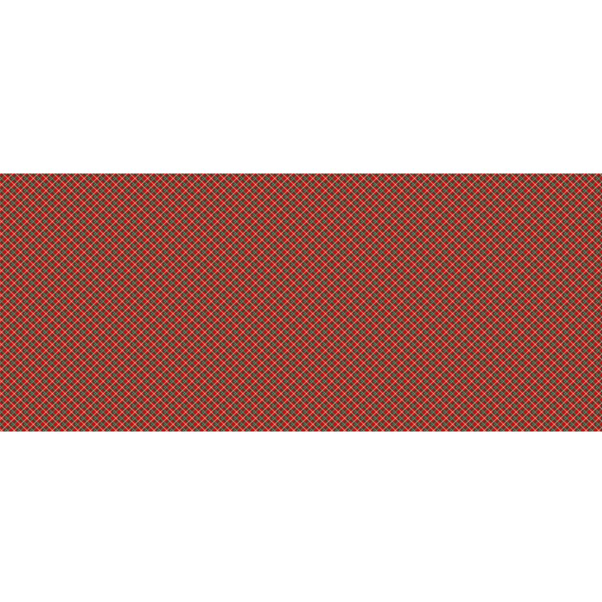 Полотно вафельное 150 см наб рис.62037-1 Шотландка - 0