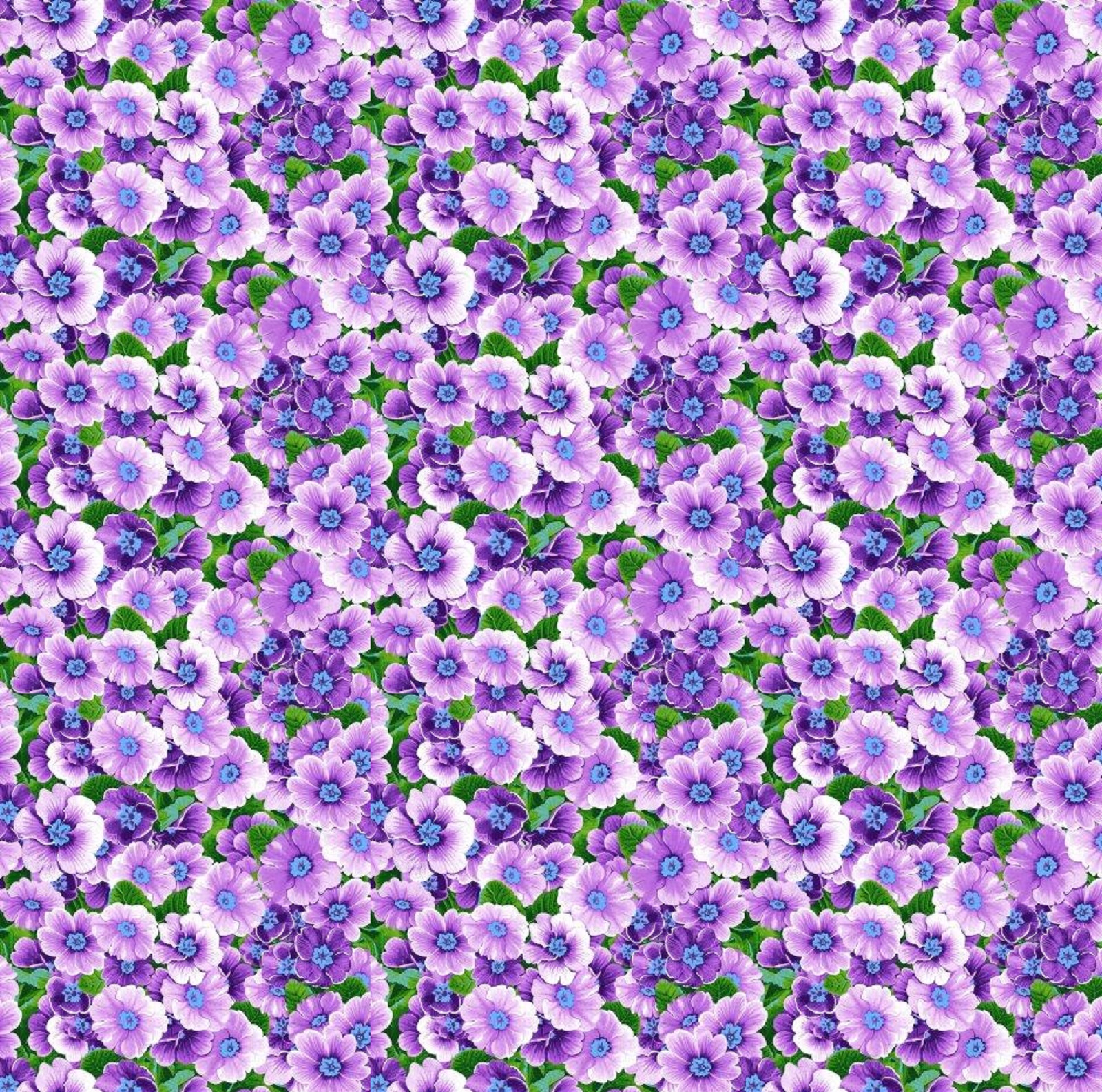 Перкаль 150 см наб рис.4554-5 Петуния - 1