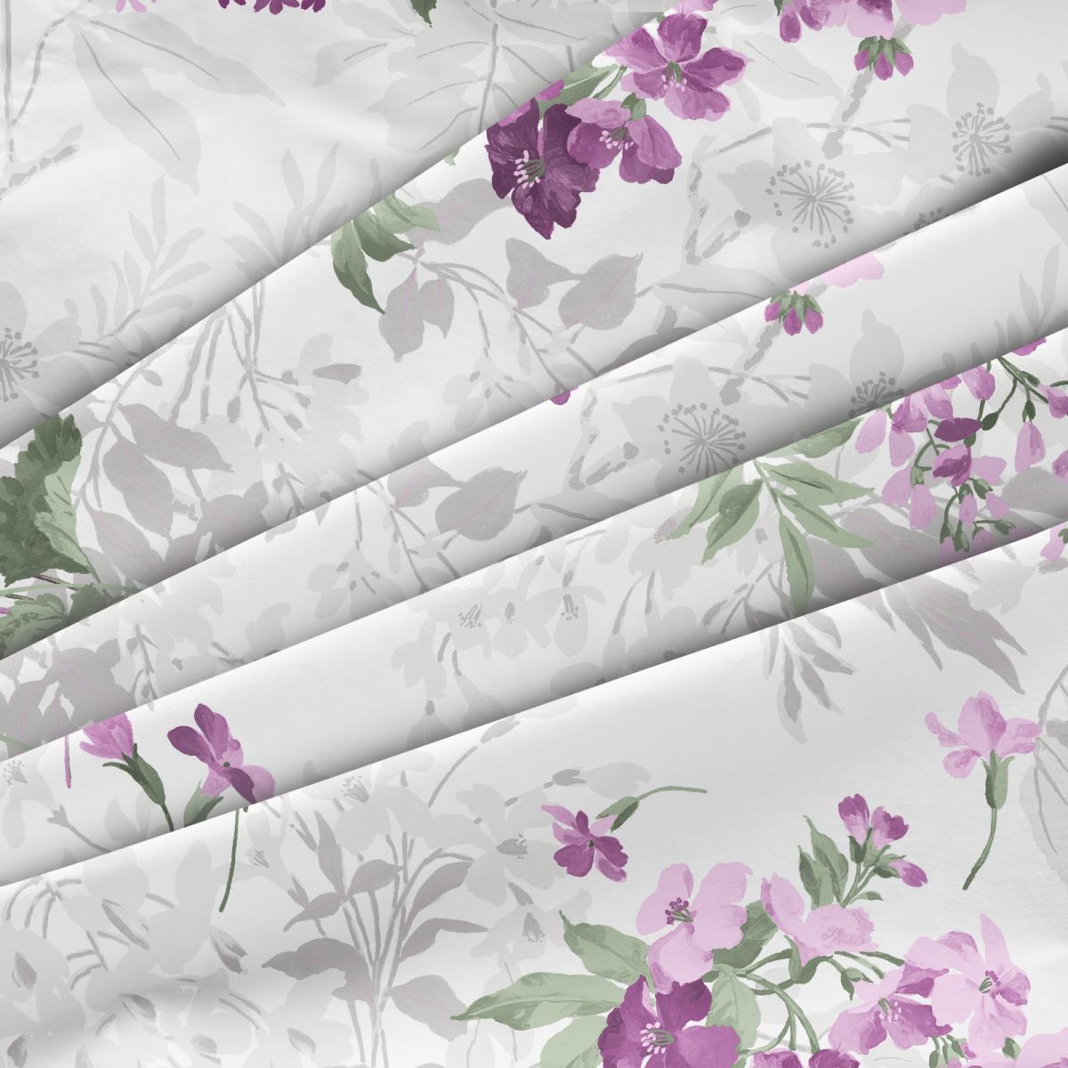 Бязь Премиум 220 см наб рис.40118-1 Кассана сиреневый (комп 969730) - 2