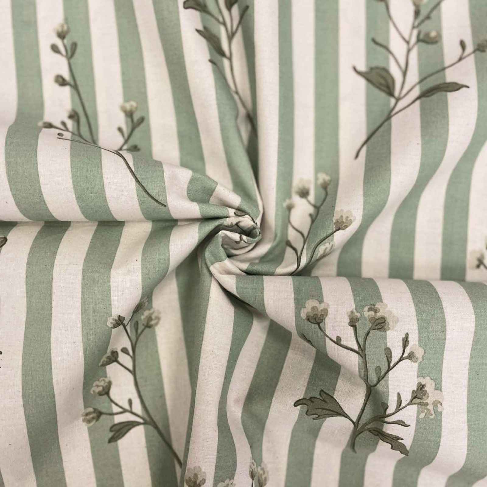 Вареный хлопок 220 см наб рис.72235-1 Луговая трава - 1