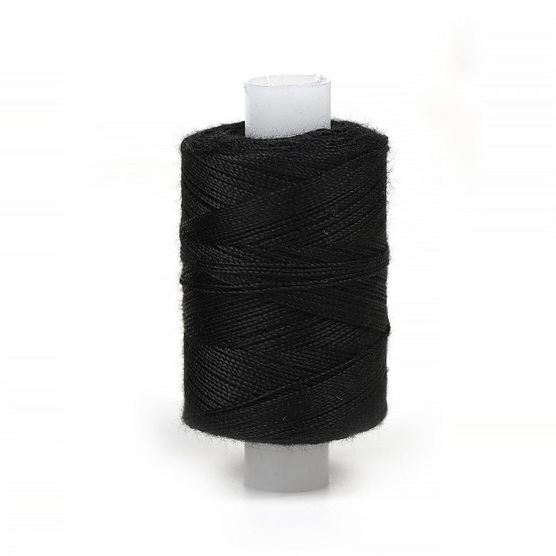 6818 Нитки 100ЛЛ цв.6818 черные (200м) - 0