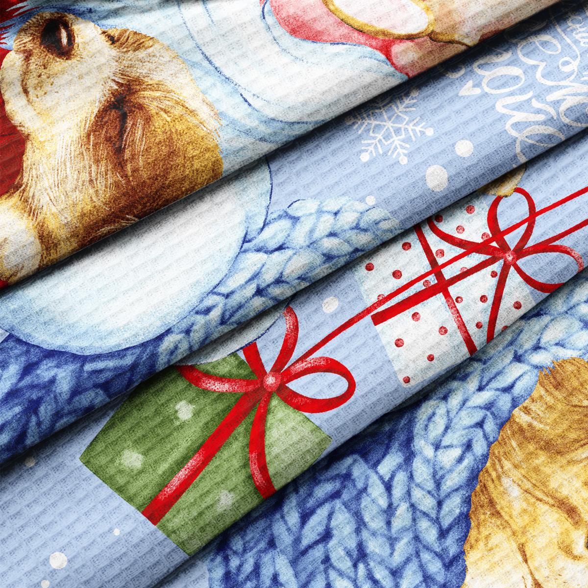 Полотенце вафельное Fine Line рис.62112-1 Новогодние чудеса - 2