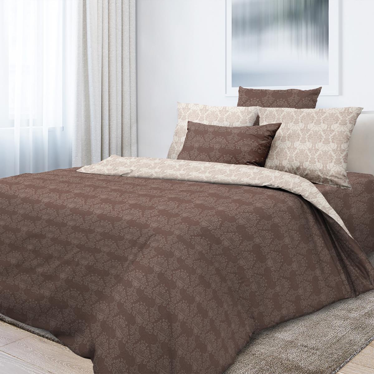 Бязь Премиум 220 см наб рис.6812-1 Бельведер браун - 0