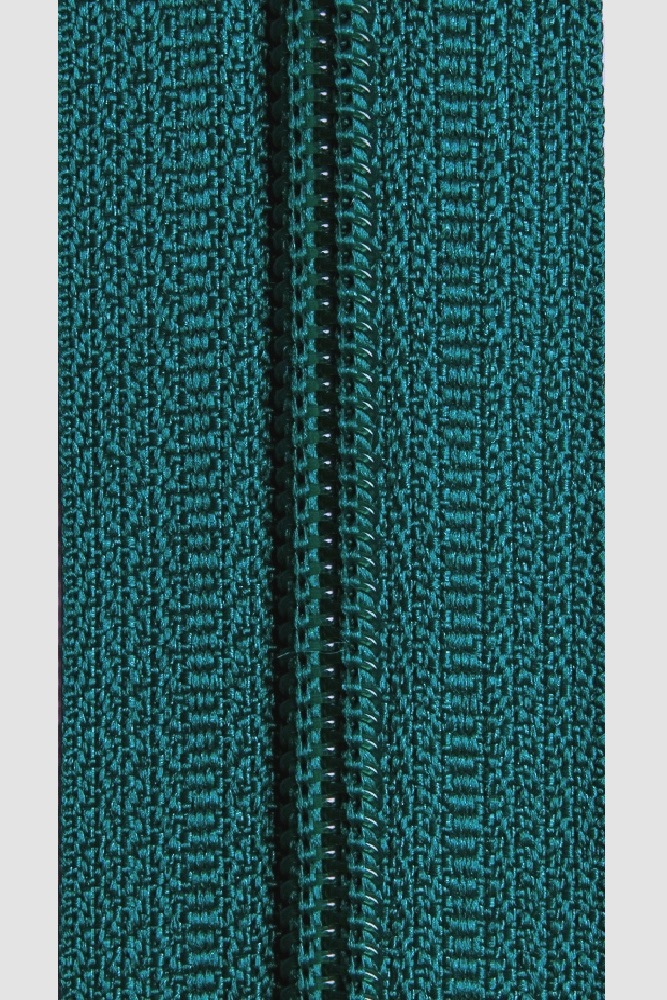 Молния витая разъемная Т5, Т6 ц257 изумруд - 0