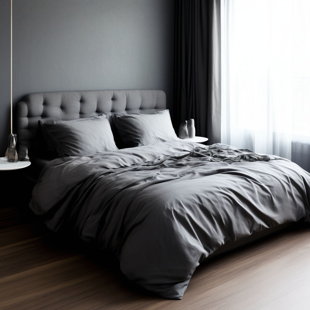 КПБ перкаль Серый - 0