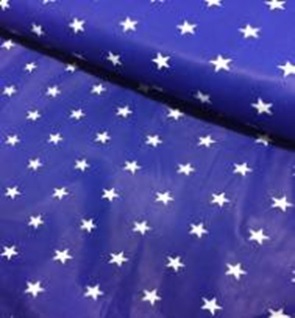 Бязь наб 150 см рис.1700/21 звездочки василек - 0