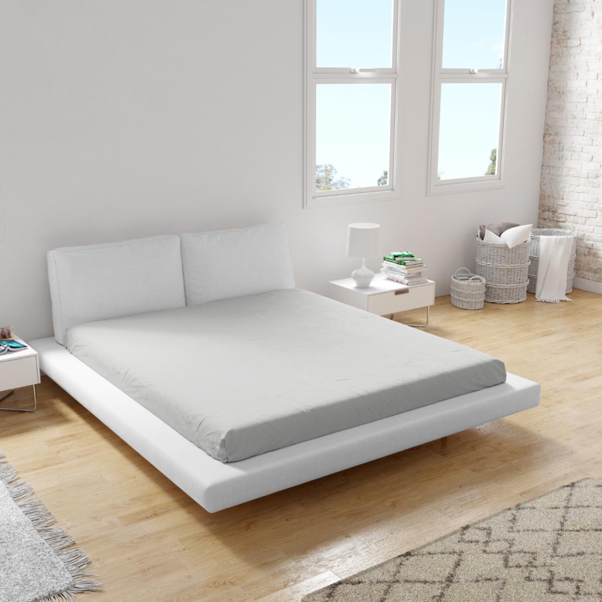 Простыня трикотажная на резинке Fine Line белый - 2