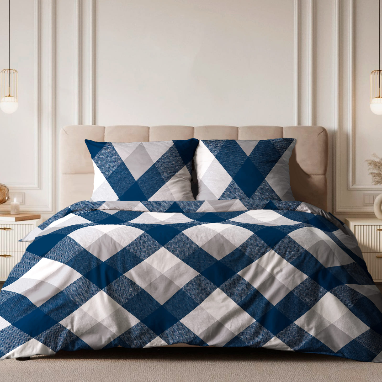 Перкаль 220 см наб рис.72264-1 Гео Велюр - 0