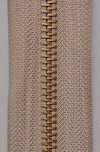 Молния джинсовая ц292 бежевая - 0