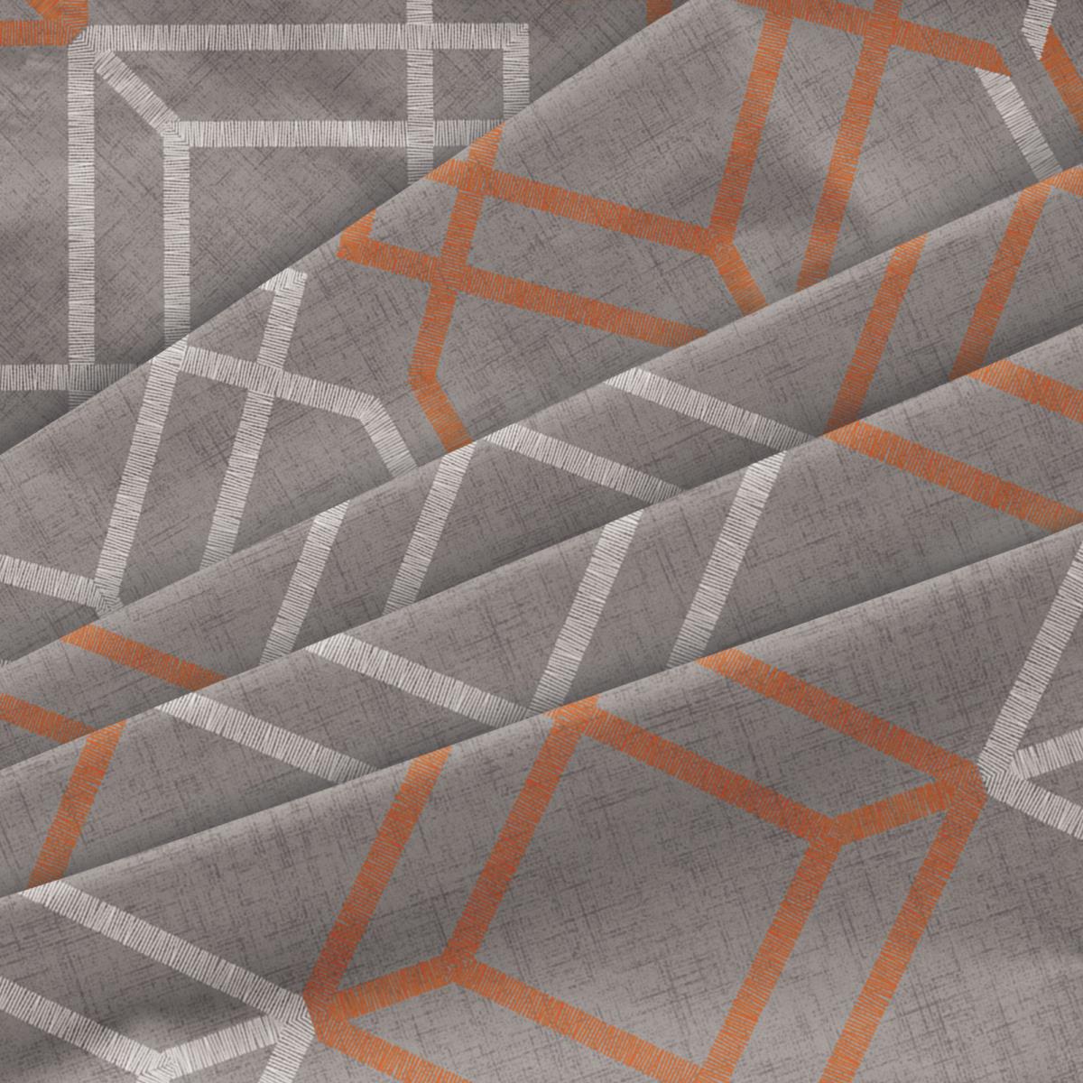 Перкаль 220 см наб рис.50418-2 Руфус оранжевый - 1