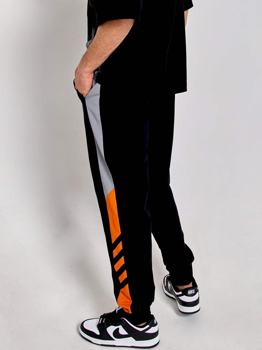 Брюки муж СRAZY GETUP артикул SS23BJ914 ОПАСНОСТЬ/DANGER черный - 1