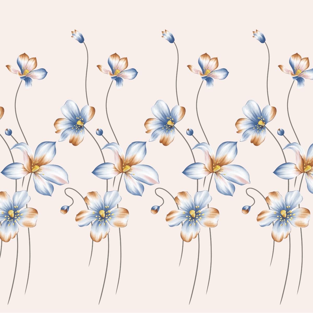 Бязь Премиум 220 см наб рис.7181-1 Шафран - 1