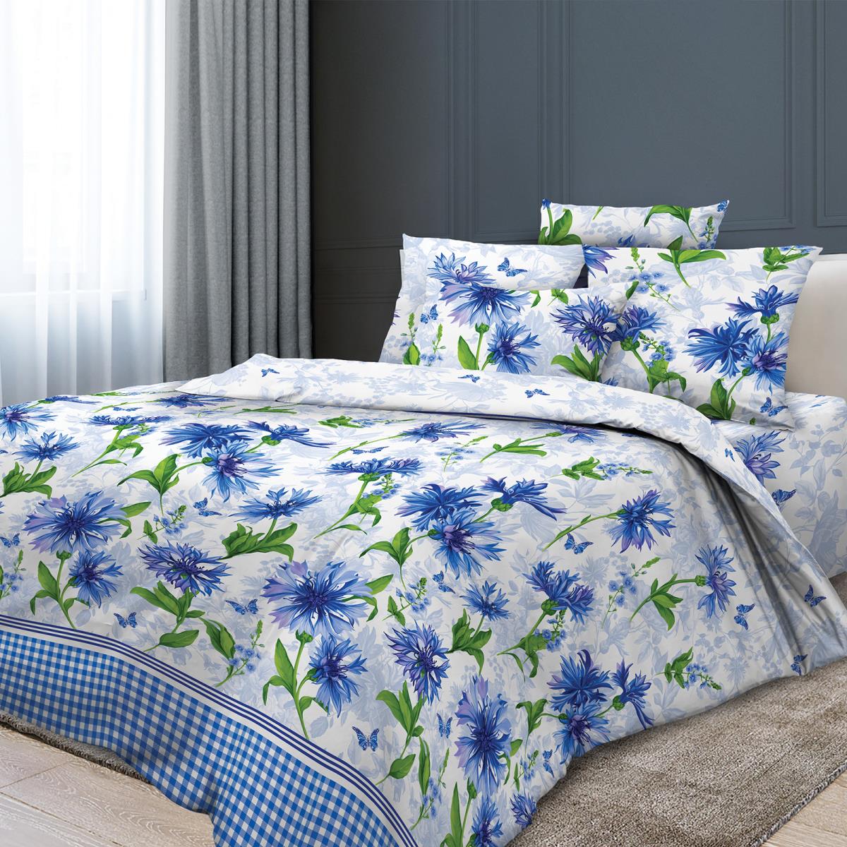 Бязь Премиум 220 см наб рис.6926-1 Корнфлауэр - 0