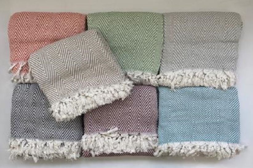 Покрывало жаккардовое оранжевый SOFTNESS хлопок 100% - 0