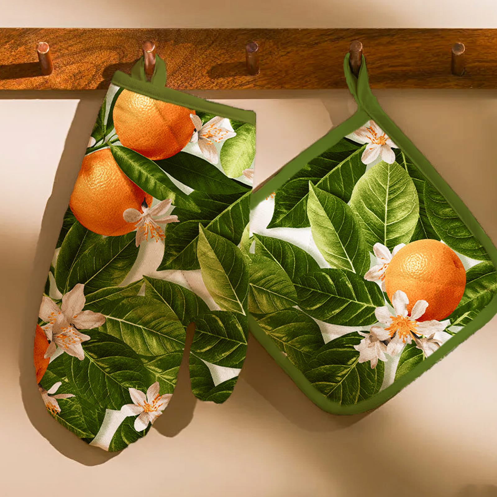 Рогожка 150 см наб рис.29426-1 Апельсины - 3