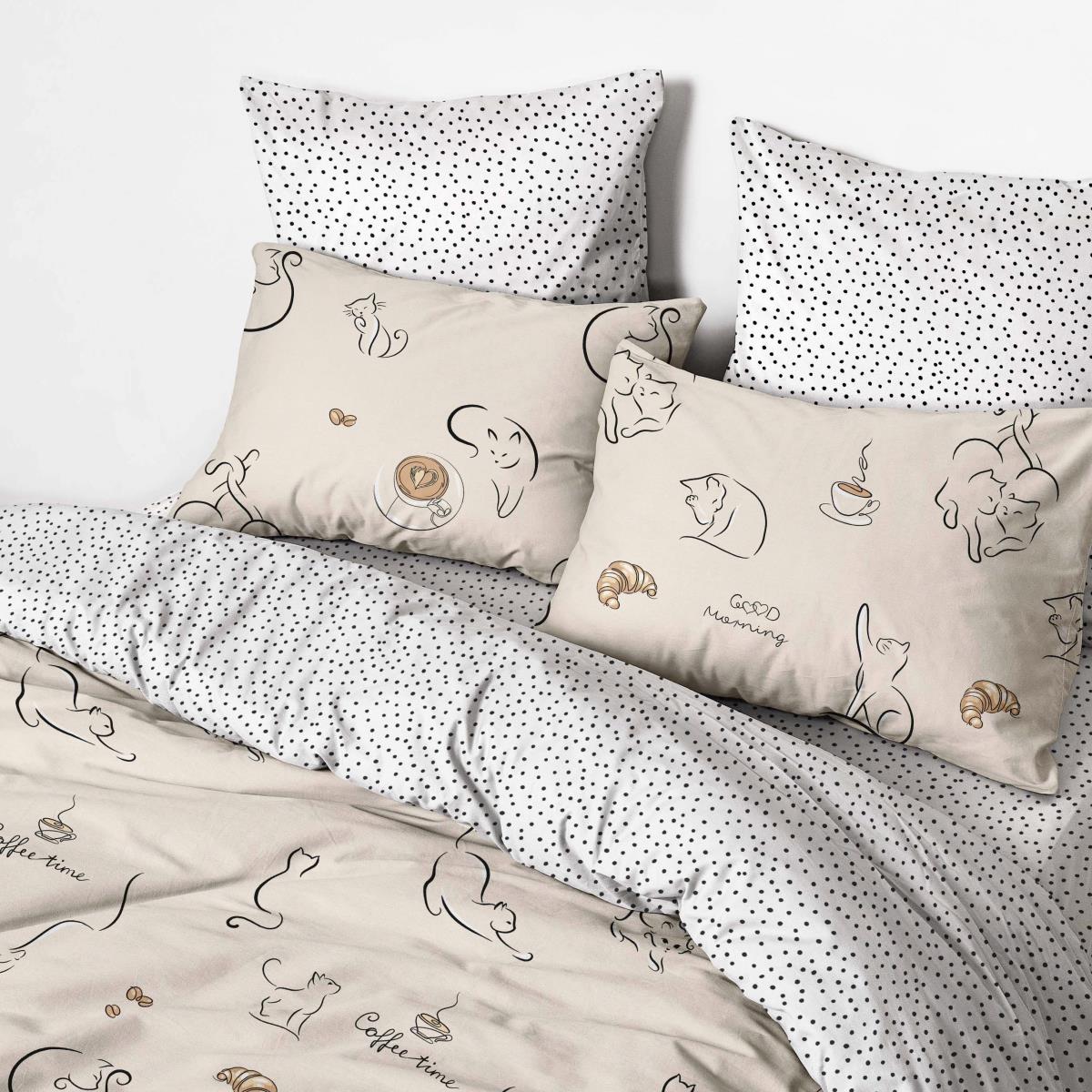 КПБ бязь Fine Line рис.50296-1/50240-1 Сонные котята н/у - 1