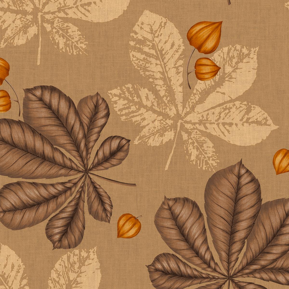 Перкаль 220 см наб рис.50353-1 Каштан (комп 930124) - 1