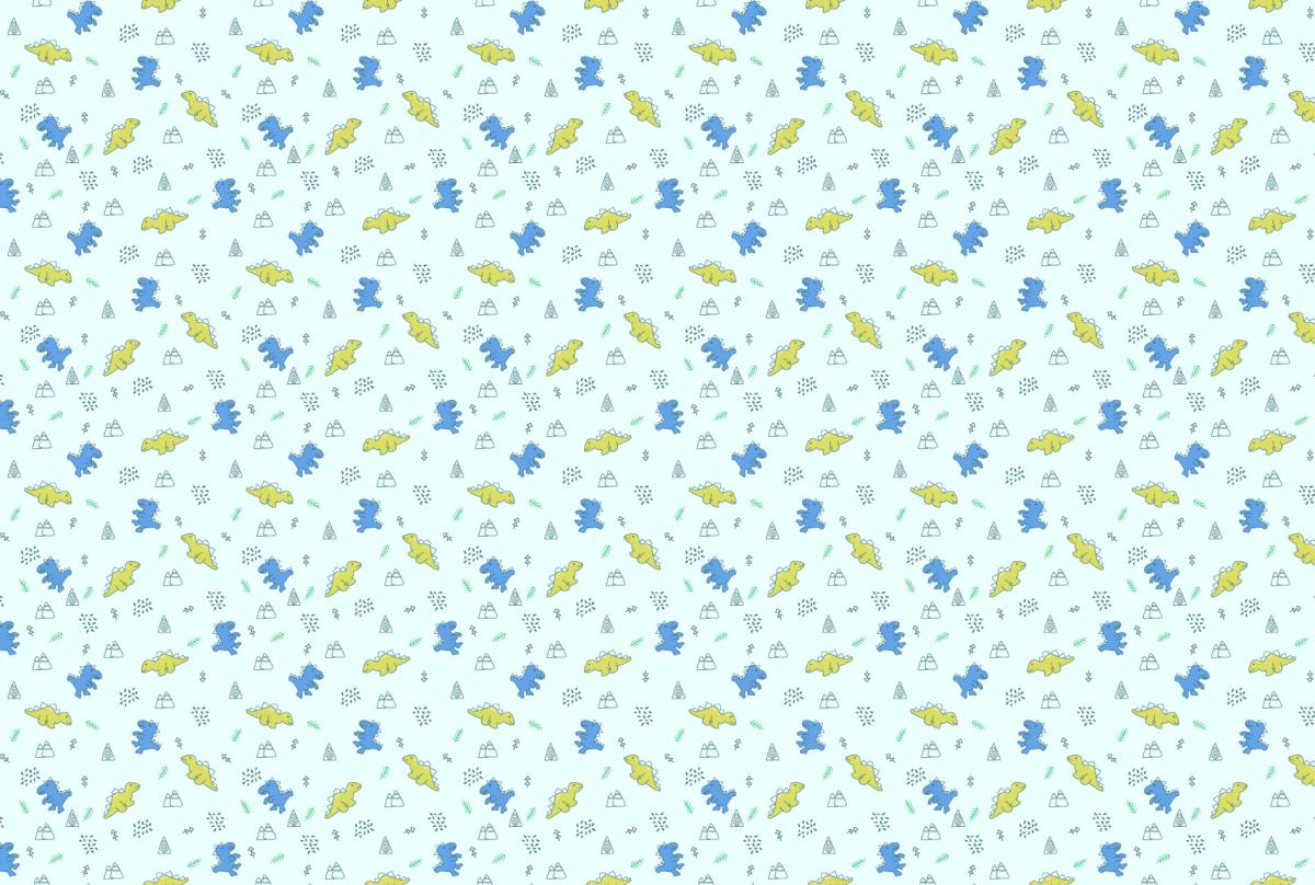 Ситец 95 см наб рис.29201-2 Динозаврик - 0