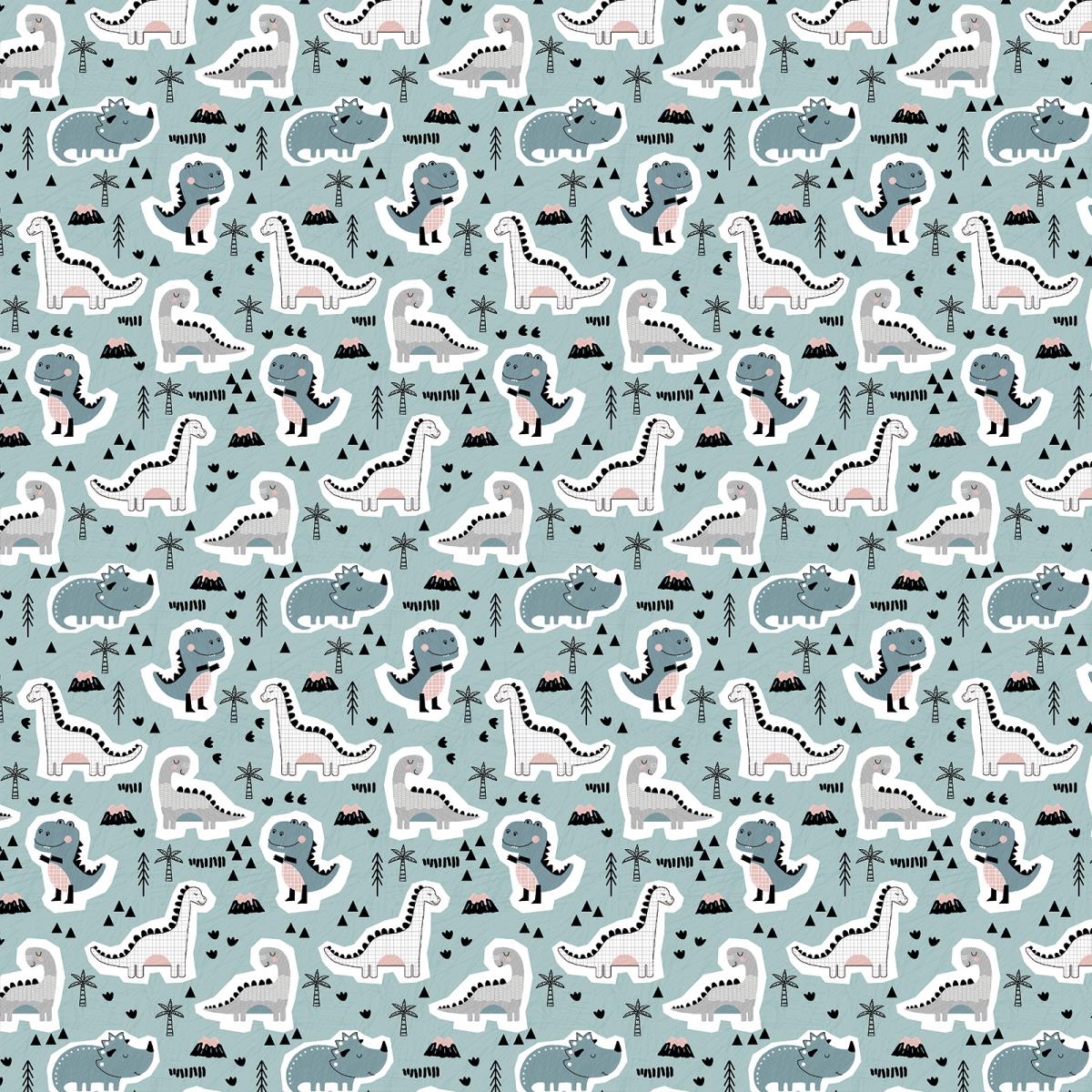 Перкаль 150 см наб рис.13431-2 Диномания - 1