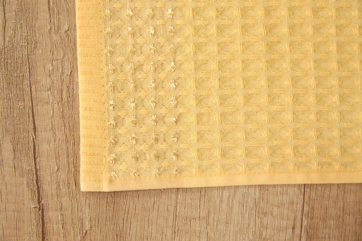 Полотенце вафельное Gala звезды желтый - 3