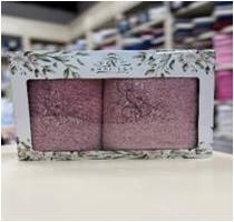 Набор полотенец махровых Akasia сухая роза АГХ - 0