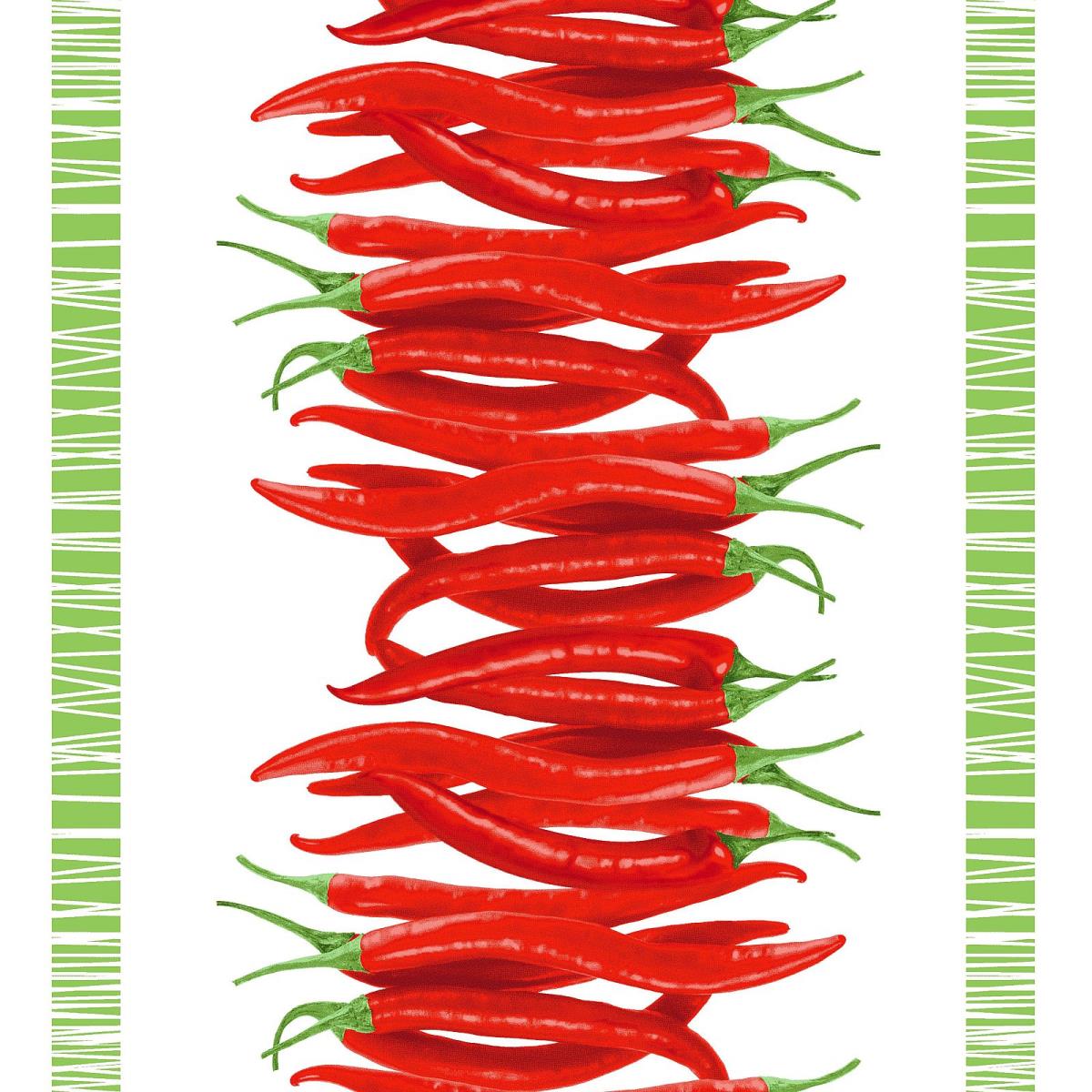 Полотно вафельное 50 см наб рис.5647-3 Перчик - 1