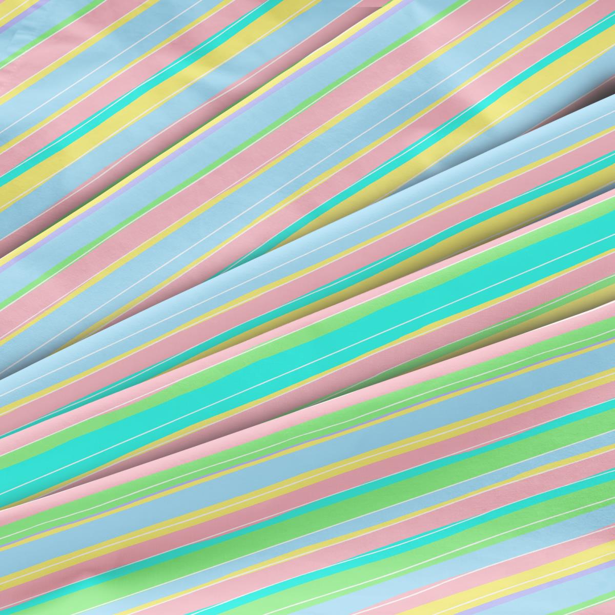 Перкаль 150 см наб рис.50144-2 цветная полоска - 0