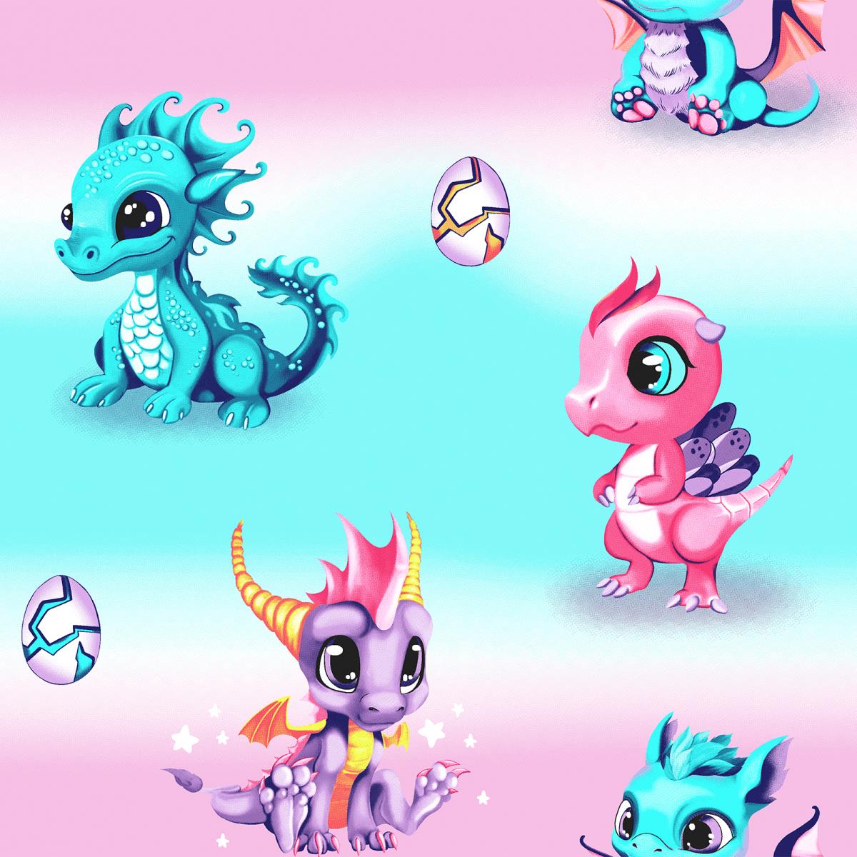 Перкаль 150 см наб рис.64073-1 Мир Дино - 1