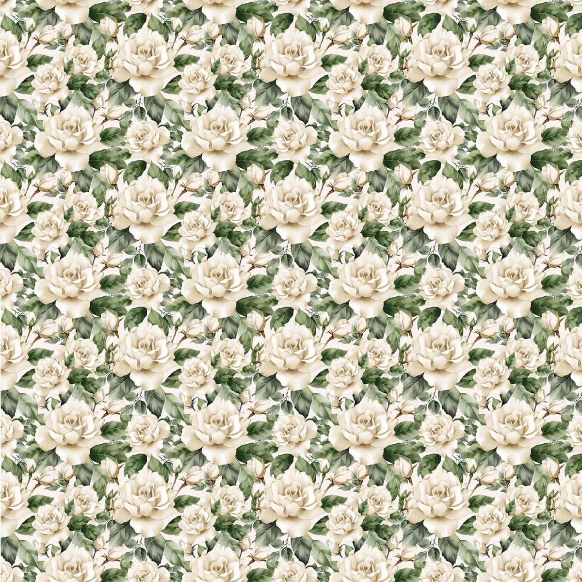 Бязь Премиум 220 см наб рис.72020-1 Чайная роза - 1