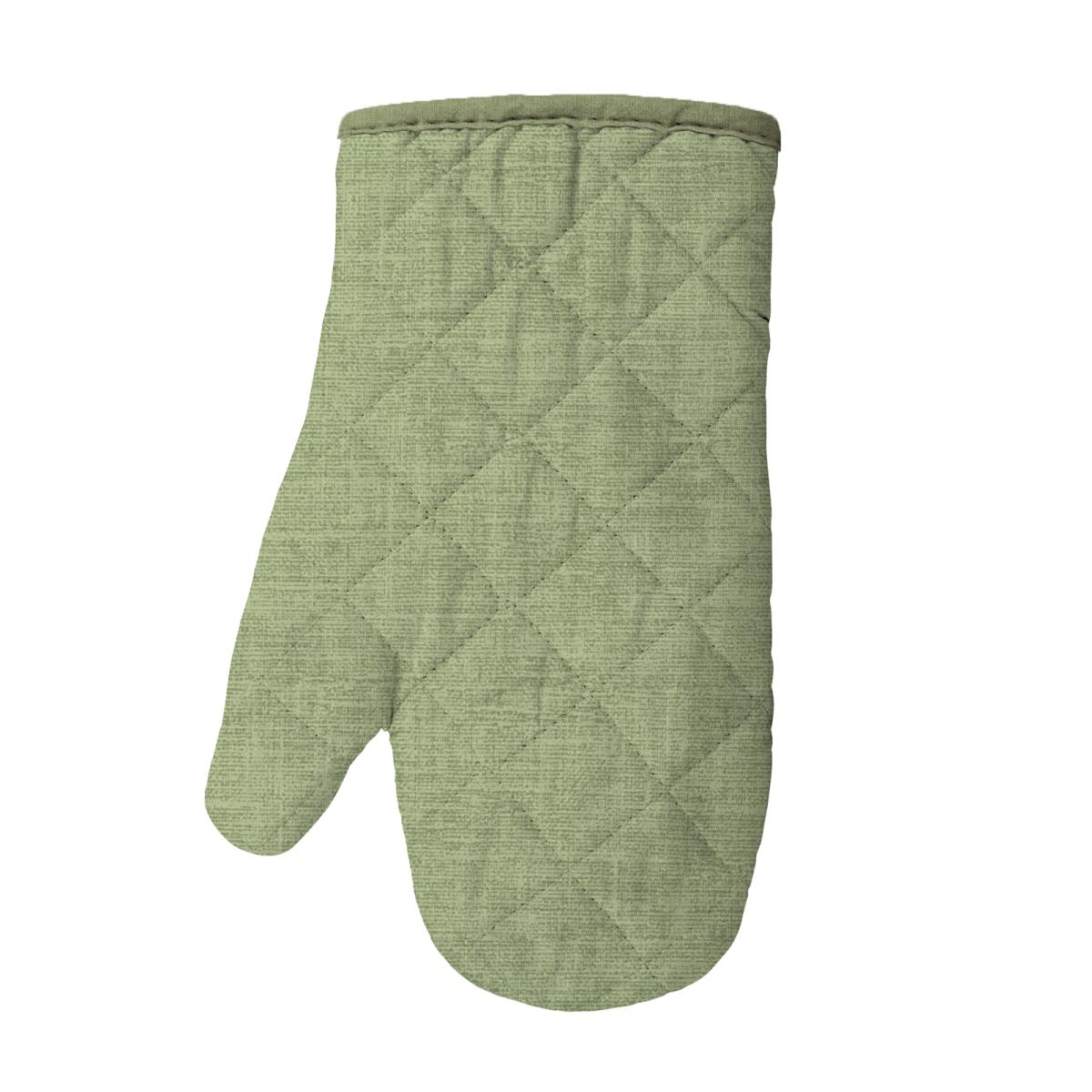 Прихватка-рукавица рогожка Vse DOMA рис.60008-5 Олива - 0
