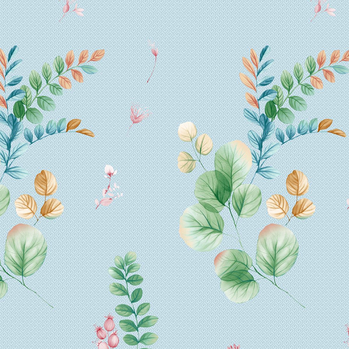 Бязь Премиум 220 см наб рис.50098-1 Лейнани (комп 916772) - 1