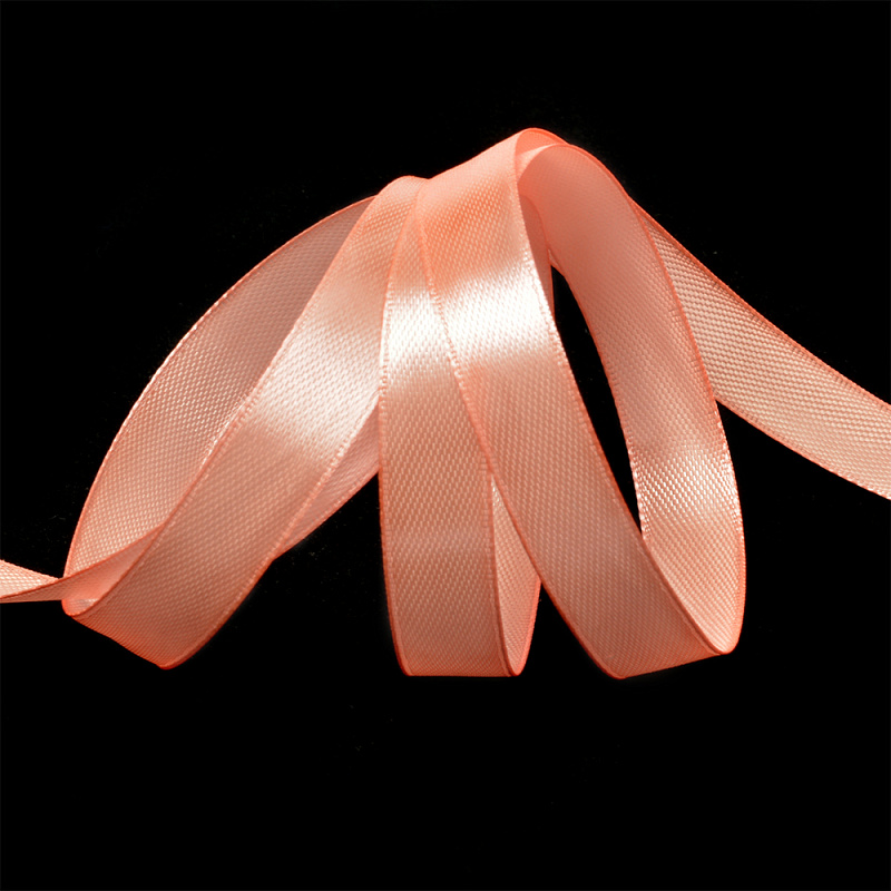 Лента атласная 12мм IDEAL 3068 персик (27,4м) - 0